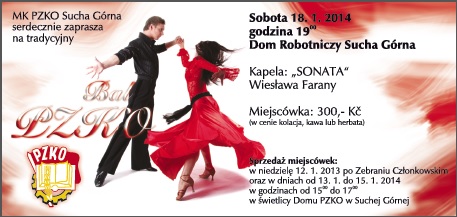 Powiêksz - Zaproszenie na Bal PZKO, 18.01.2014