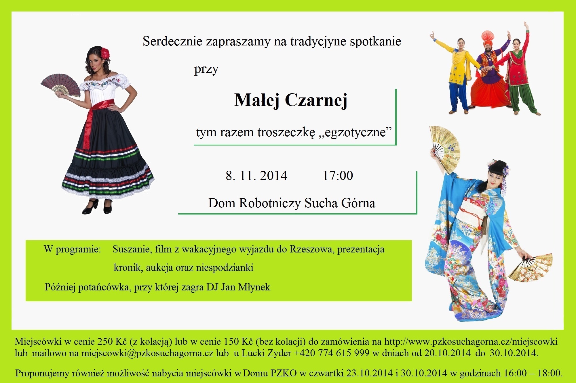 PowiĂŞksz - Zaproszenie na Spotkanie przy MaÂłej Czarnej, 8.11.2014, 17:00, Dom Robotniczy