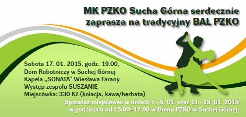 Powiêksz - Zaproszenie na Bal PZKO, 17.01.2015